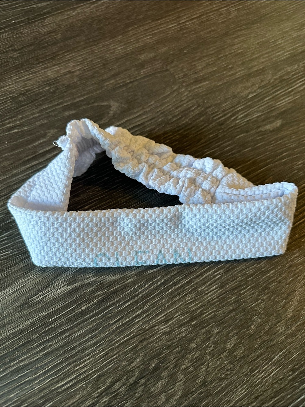 White Textured Headband
